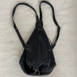 Leather Backpack Purse